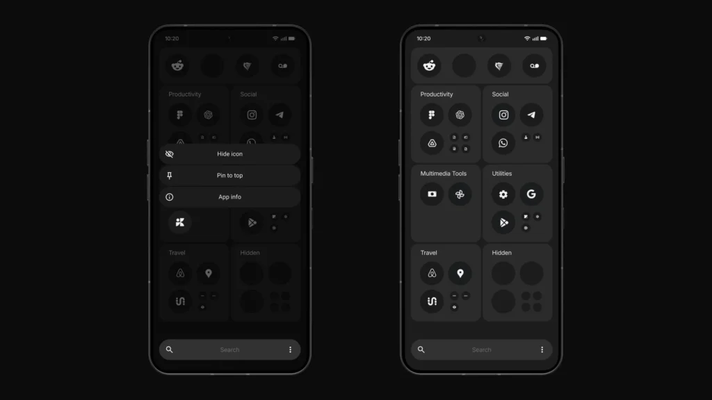 Nothing OS 4.0 Dark Mode